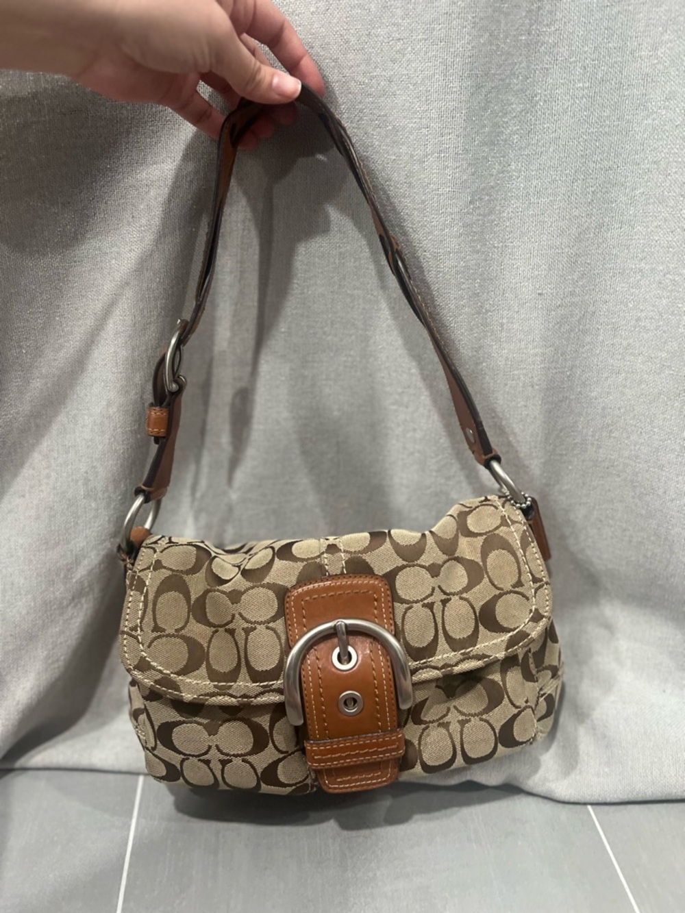 Vintage coach y2k signature C soho